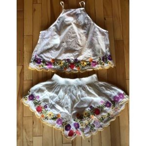 Forever 21 2 Piece Floral Set